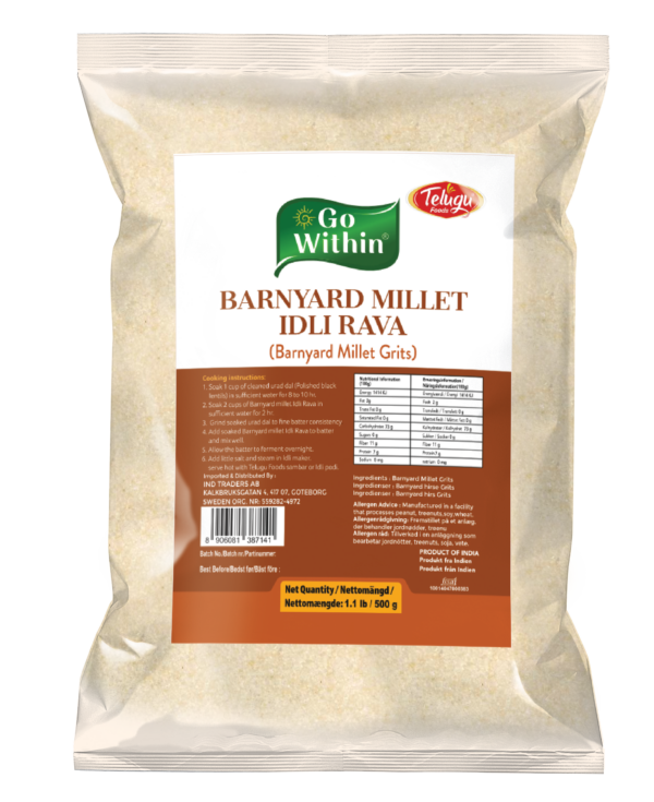 Telugu Foods Barnyard Millet Idli Rava 500g Apna Bazar