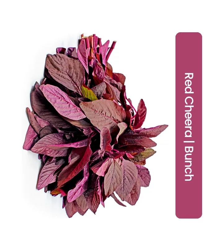 Lal Saag | Red Amaranth Bunch  450 g to 500 g ( Laal saag )