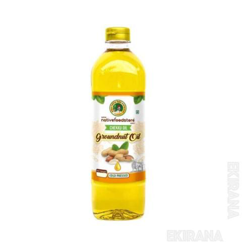 Native food store peanut oil 1 Ltr cold pressed